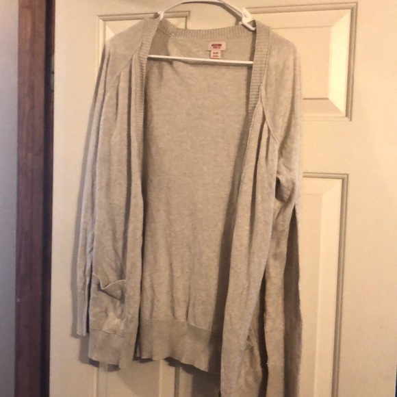 Mossimo tan open front cardigan - Picture 2 of 5